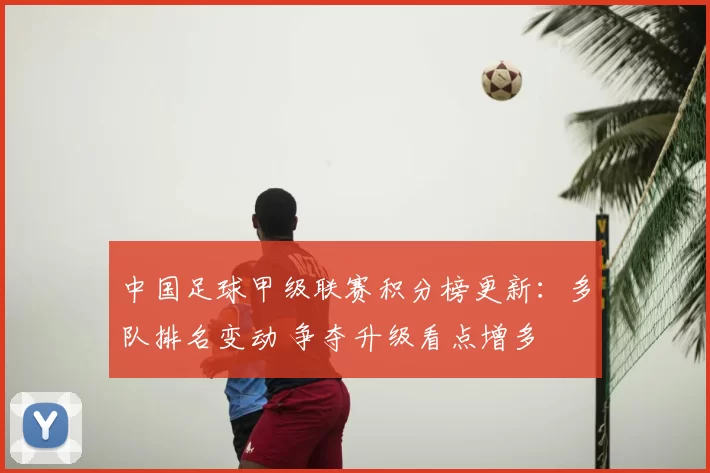 中国足球甲级联赛积分榜更新：多队排名变动 争夺升级看点增多