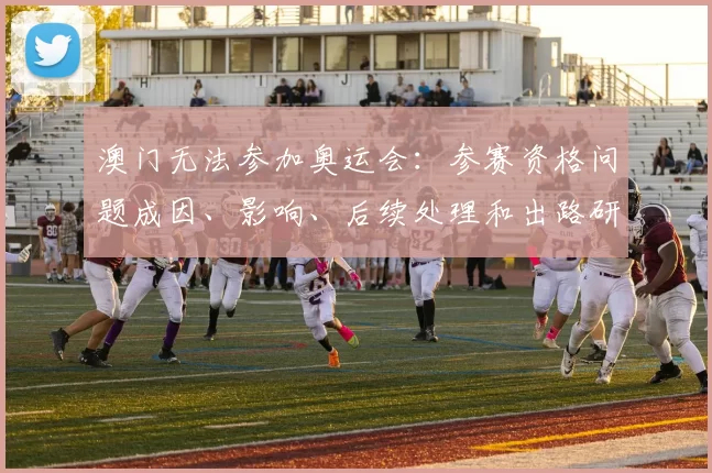 澳门无法参加奥运会:参赛资格问题成因、影响、后续处理和出路研判